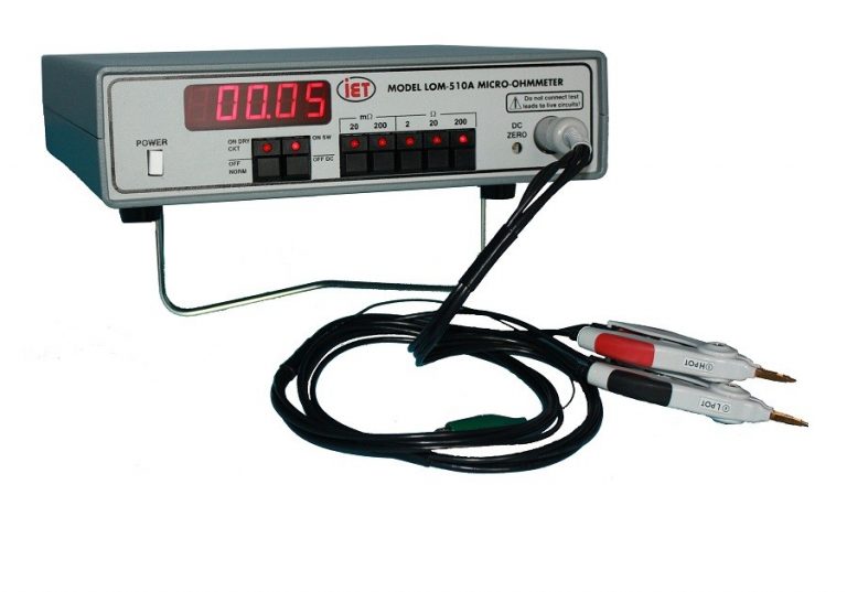 IET Labs LOM510A MicroOhmmeter Test und MesssystemCenter